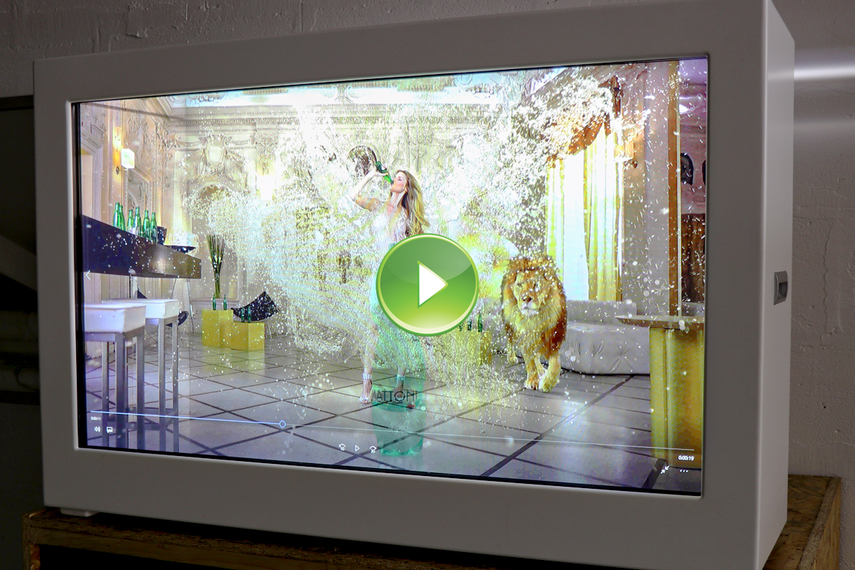 Transparent LCD Touch ShowCase Transparent LCD Touch ShowCase